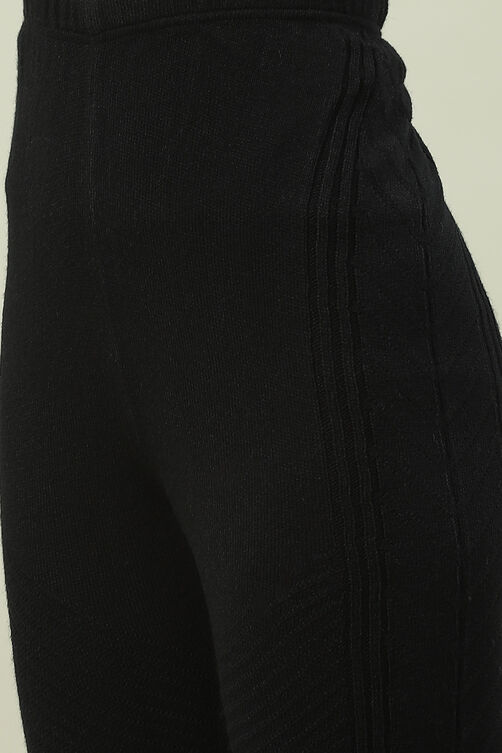 Maroon Acrylic Jeggings image number 1