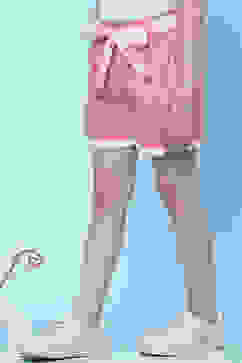 Pink Cotton Shorts image number 1