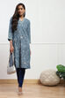 Camel Cotton Blend Solid Churidar image number 0