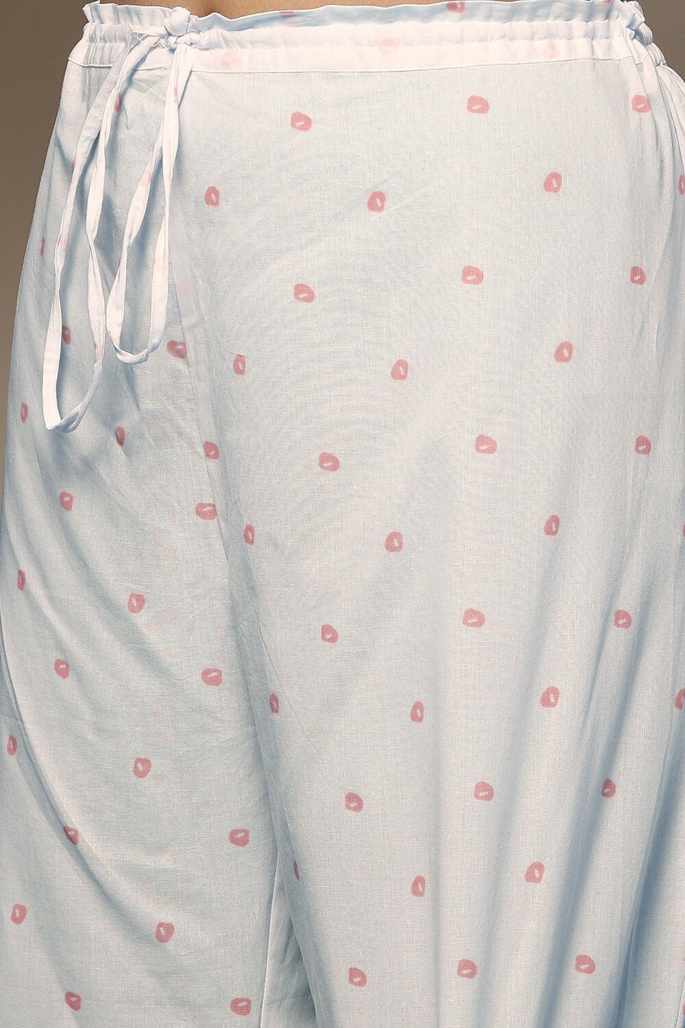 Pink Cotton Straight Kurta Palazzo Suit Set image number 2