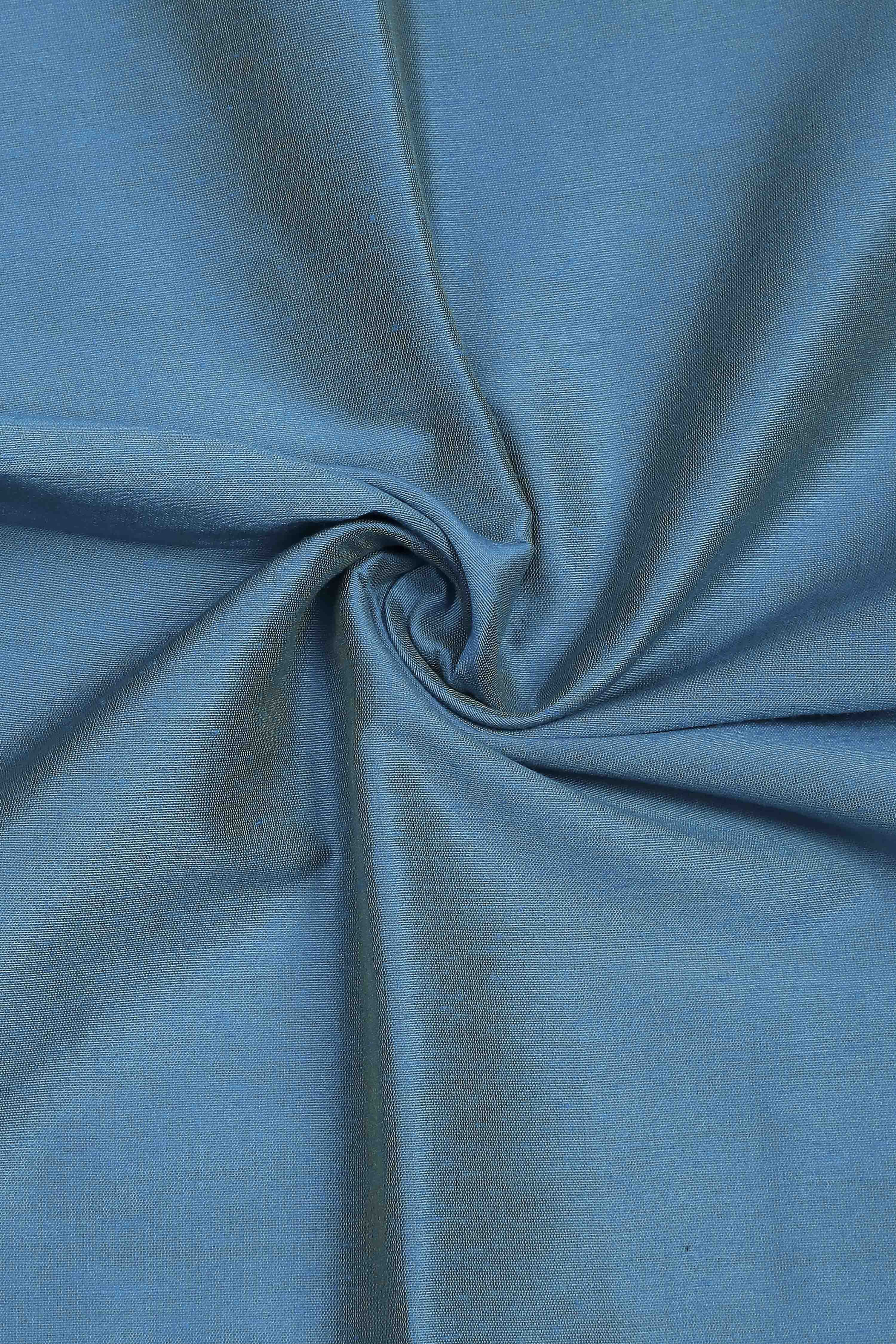 Blue Cotton Jamdani Unstitched Suit Set image number 2