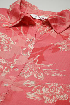 Coral LIVA Straight Printed Dress image number 5