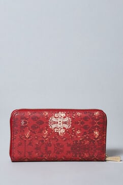 Red Pu Leather Wallet image number 3
