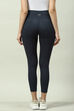 Navy Fitted Leggings image number 4