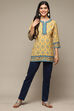 Indigo Cotton Blend Solid Jeggings image number 0