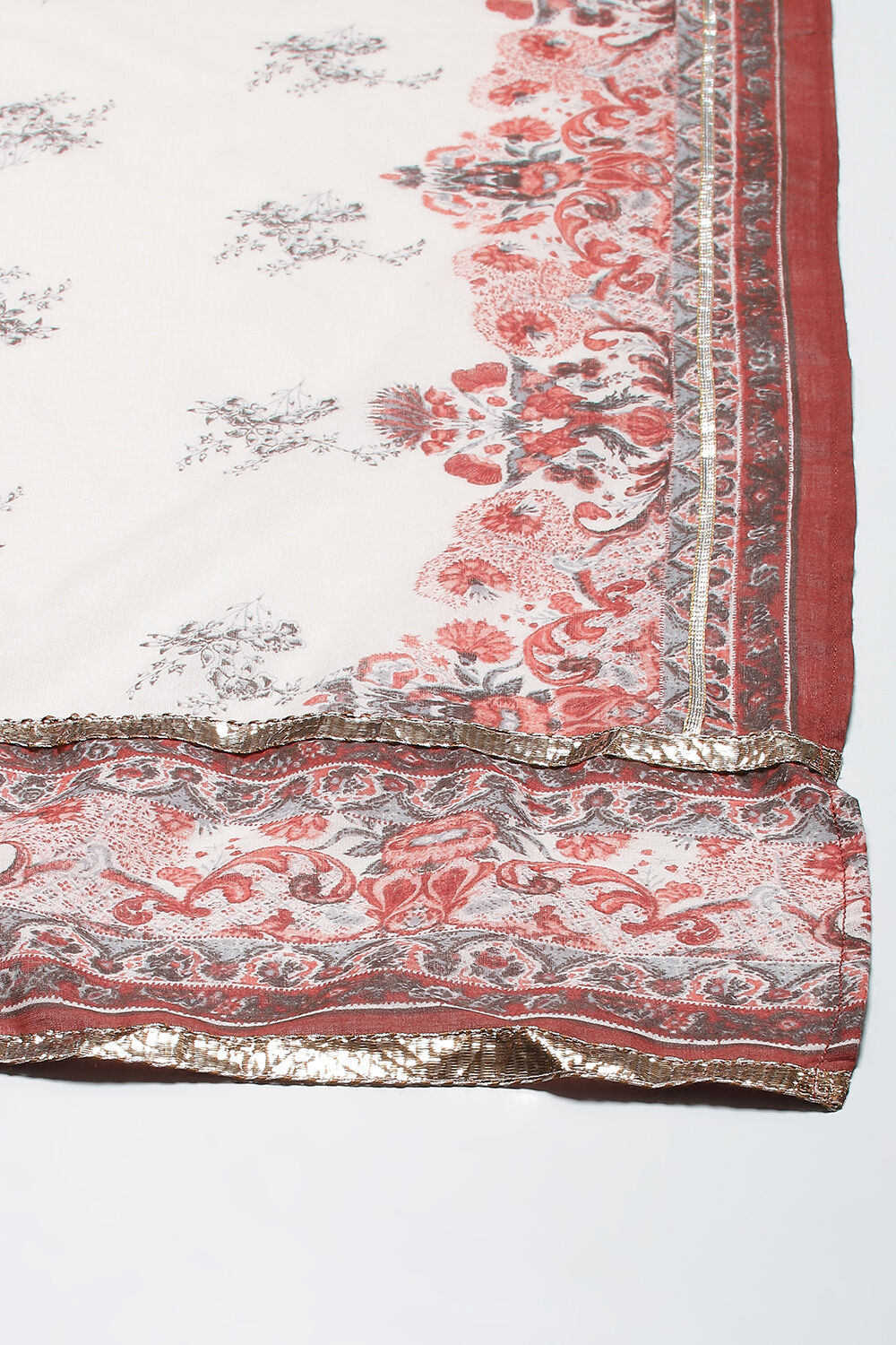 Black Cotton Silk Anarkali Kurta Palazzo Suit Set image number 3