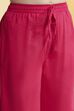 Pink Printed Straight Cotton Kurta Set image number 2