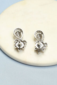 White Brass Earrings image number 2