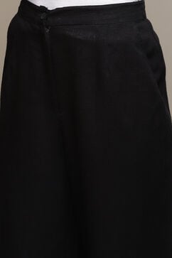 Black Cotton Relaxed Pant image number 1
