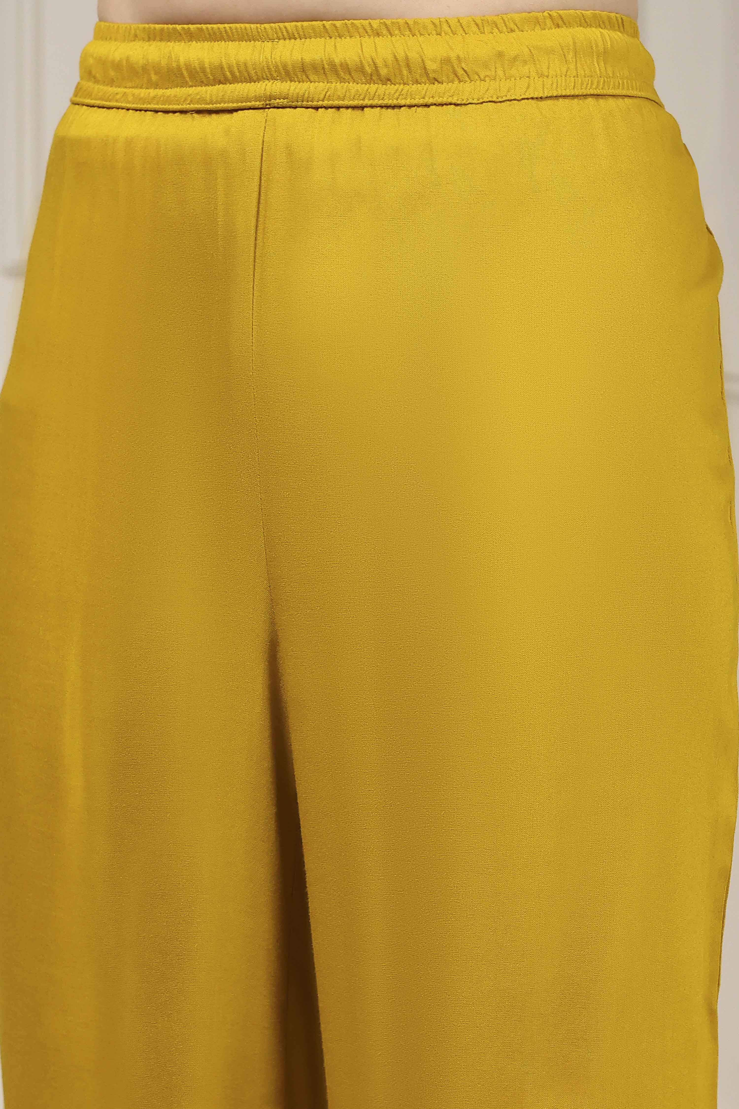 Purple Art Silk Straight Kurta Pants Set image number 2