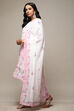 Pink Linen Digital Print Unstitched Suit Set image number 11