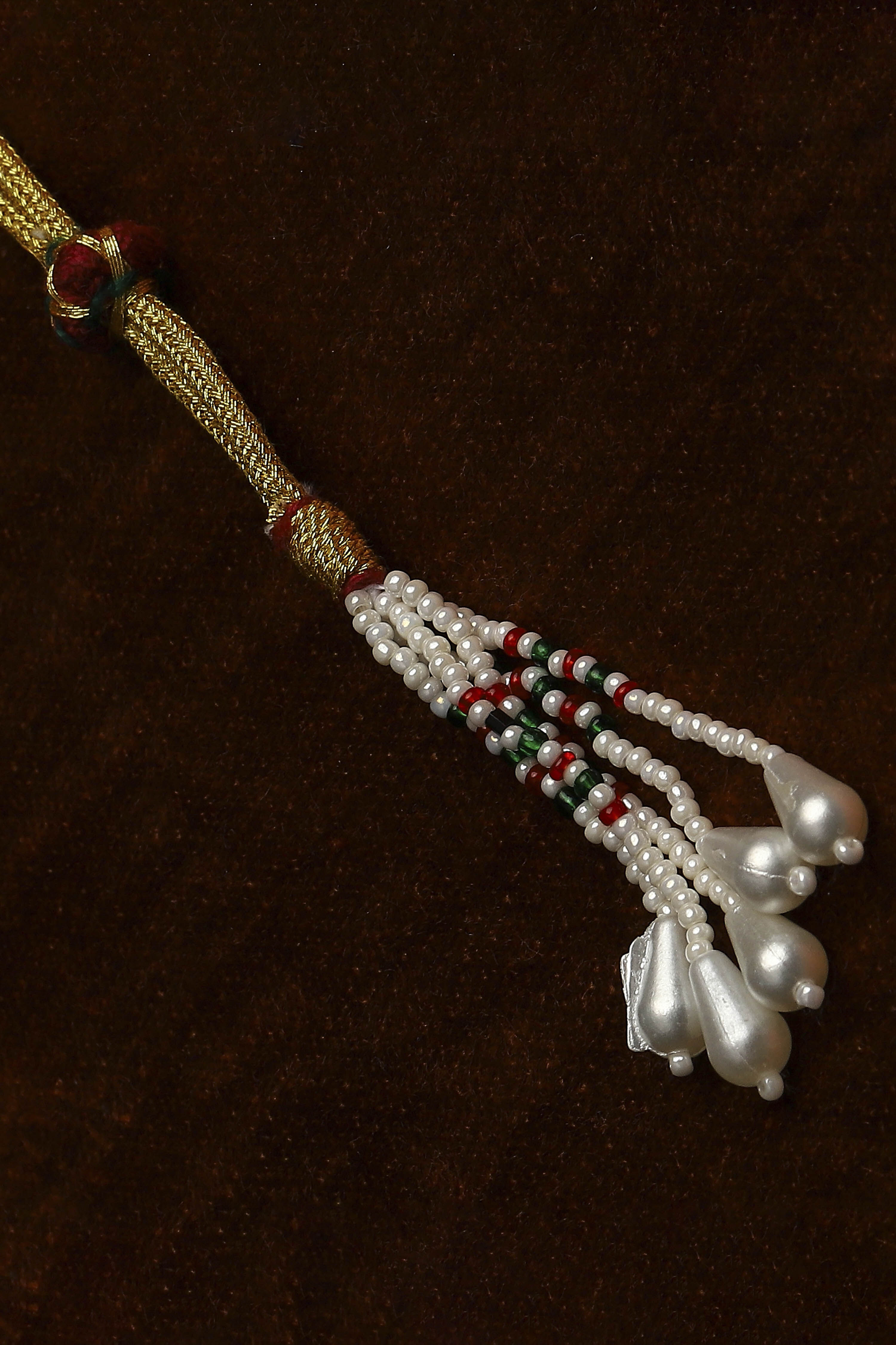 Green Alloy Necklace Set image number 5