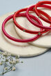 Pink Plastic & Thread Bangles image number 1