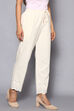 Natural Cotton Ankle Length Pants image number 3