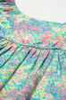 Multicolored Cotton Tiered Dress image number 1