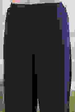 Navy Blue Printed Angrakha Style Anarkali Suit Set image number 2