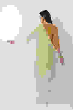 Off White Art Silk Dupatta image number 1