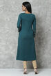 Green Straight Acrylic Kurta image number 5