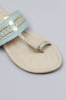 Mint Green Kohlapuri Sandal image number 3