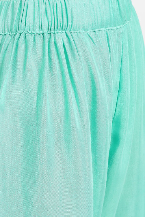 Green Georgette Easy Stitch Suit Set image number 3
