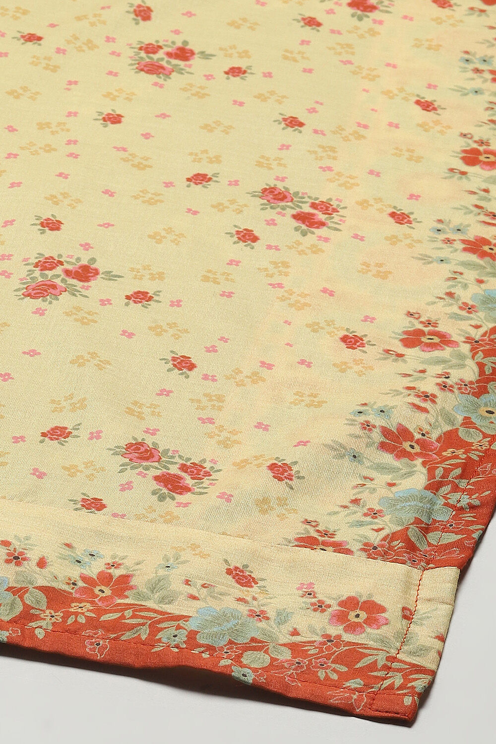 Yellow Voile Anarkali Kurta Churidar Suit Set image number 3