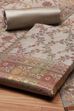 Grey Cotton Printed Embroidered Unstitched Suit Set image number 1