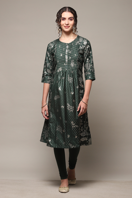 Fuschia Art Silk Flared 2 Piece Set image number 6