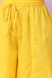 Yellow Art Silk Flared Printed Top image number 2