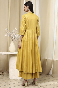 Lime Cotton  Dress image number 3