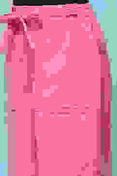 Pink Cotton Solid Pants image number 1