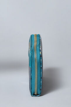Teal Pu Leather Wallet image number 2
