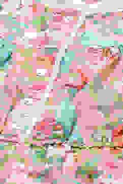 Peach Cotton Straight Jumpsuit image number 1