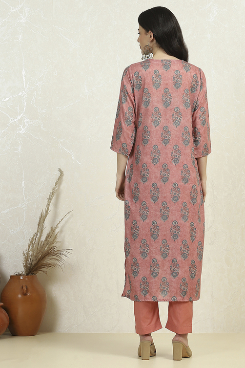 Lime Green Cotton Digital Print Unstitched Suit Set image number 5