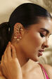 Red Gold Plated Brass Ear Cuff image number 1