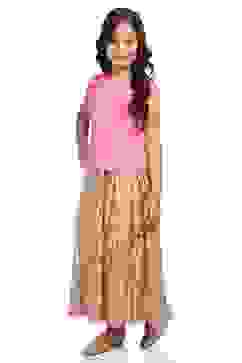 Multicolor Cotton Straight Kurta Skirt Suit Set image number 2