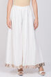 White Cotton Palazzo image number 0