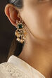 Green Textured Earrings image number 1
