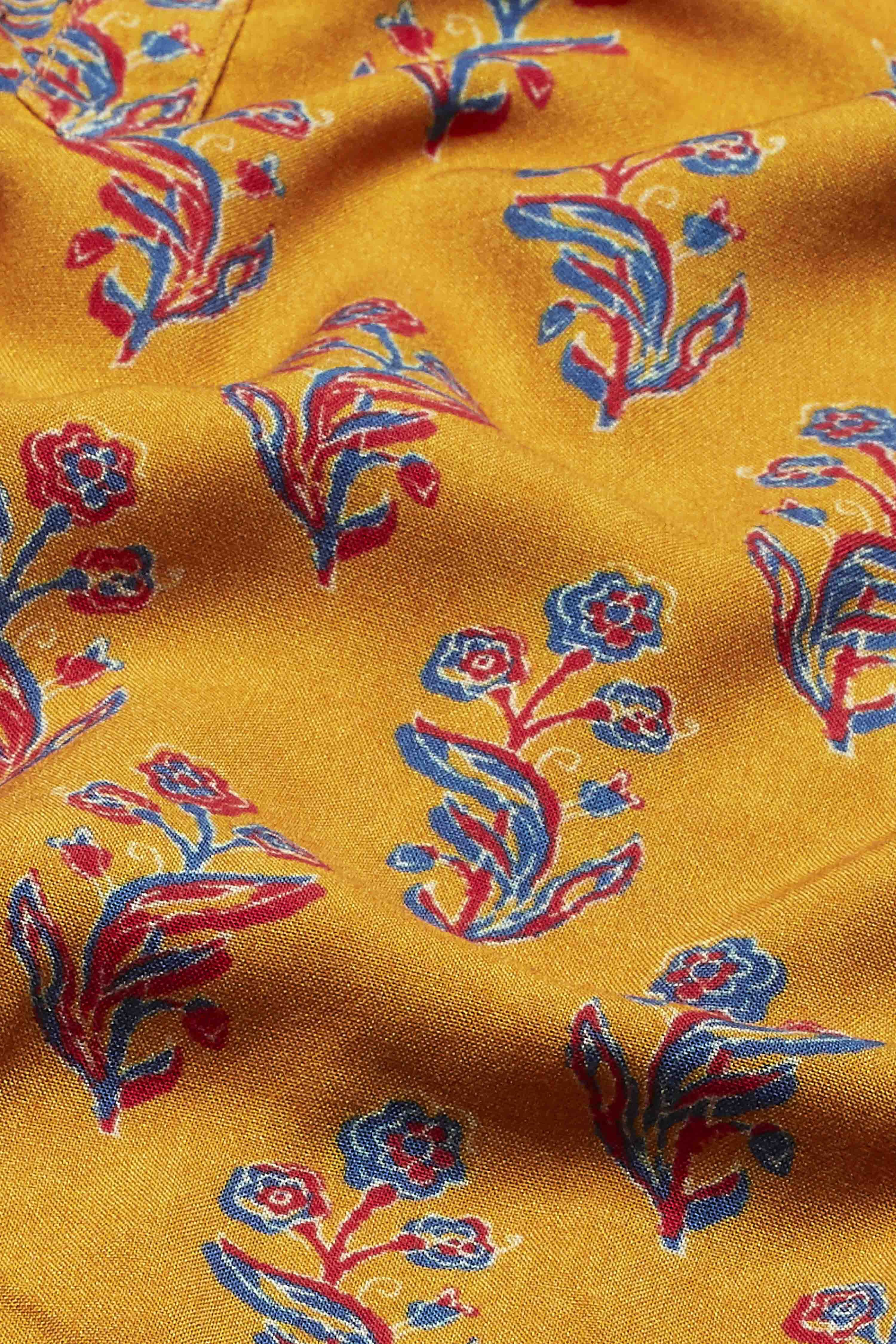 Indigo Viscose Rayon Straight Kurta image number 2