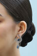 Blue Brass Earrings image number 1