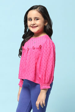 Magenta Rayon Top image number 2