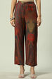Burnt Orange Rayon Palazzo image number 0