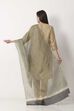 Green Black Art Silk Dupatta image number 1