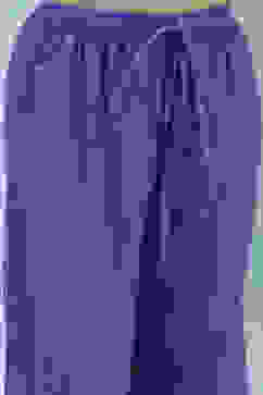 White and Blue Cotton Embroidered Straight Kurta Set image number 2