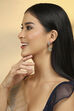 Green Gold-Plated Brass Studded Jhumkas image number 1