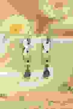 Off White Brass Jhumka image number 2