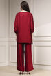 Blue Self-Designed Straight Kurta Set image number 4