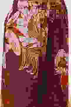 Rust Cotton Floral Straight Kurta Set image number 2