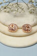 Rose Gold Brass Earrings image number 2