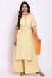Onion Pink Art Silk Straight Kurta Sharara Suit Set image number 0