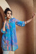 Blue Polyester Straight Kurta image number 0